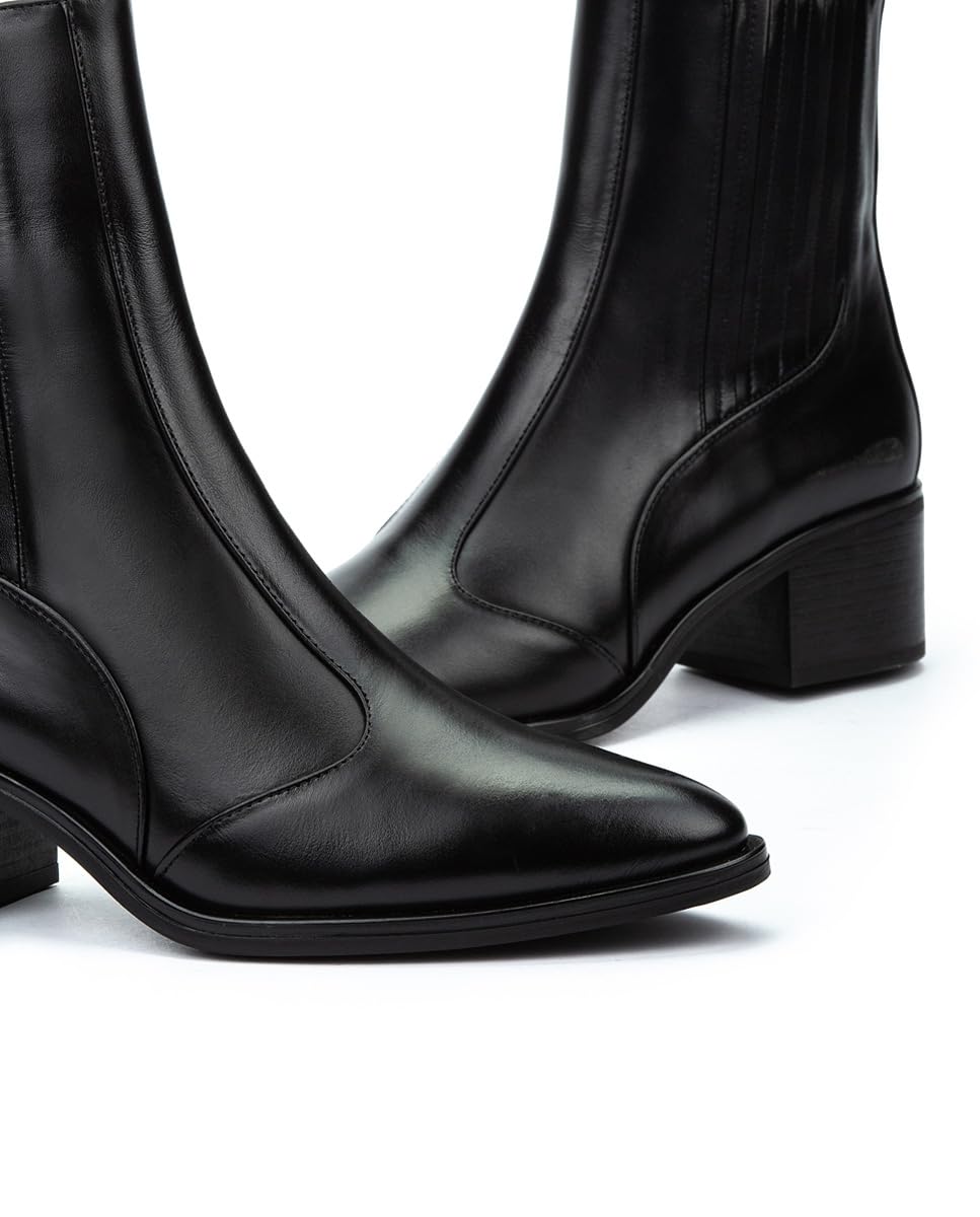 MARTINELLI Zinnia Botines de Tacón Mujer | en Cuero | Cierre con Cremallera | Tacón Alto | Talla EU 35-42