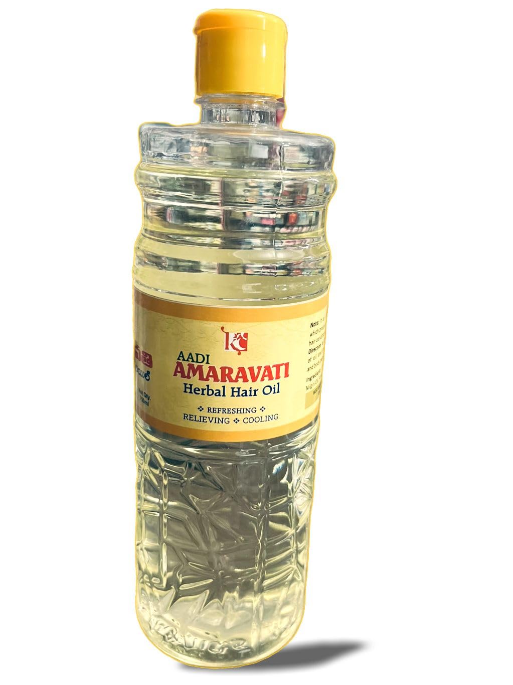 Aadi Amaravati Herbal Hair Oil, Refreshing and Cooling, Yellow 750ml-image-22