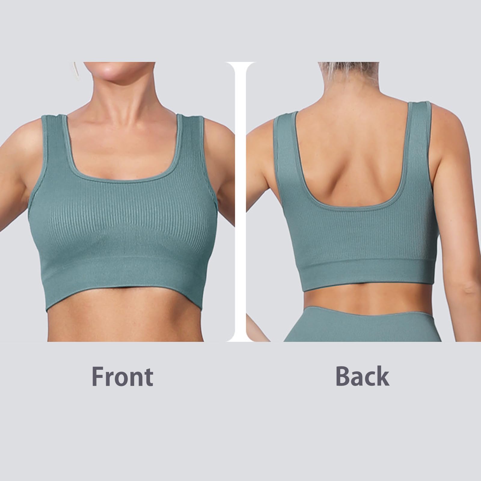 Ensemble de Vêtement de Sport Femme Soutien-Gorge de Sport+Leggings 2PCS De Yoga Sportswear Fitness Activewear