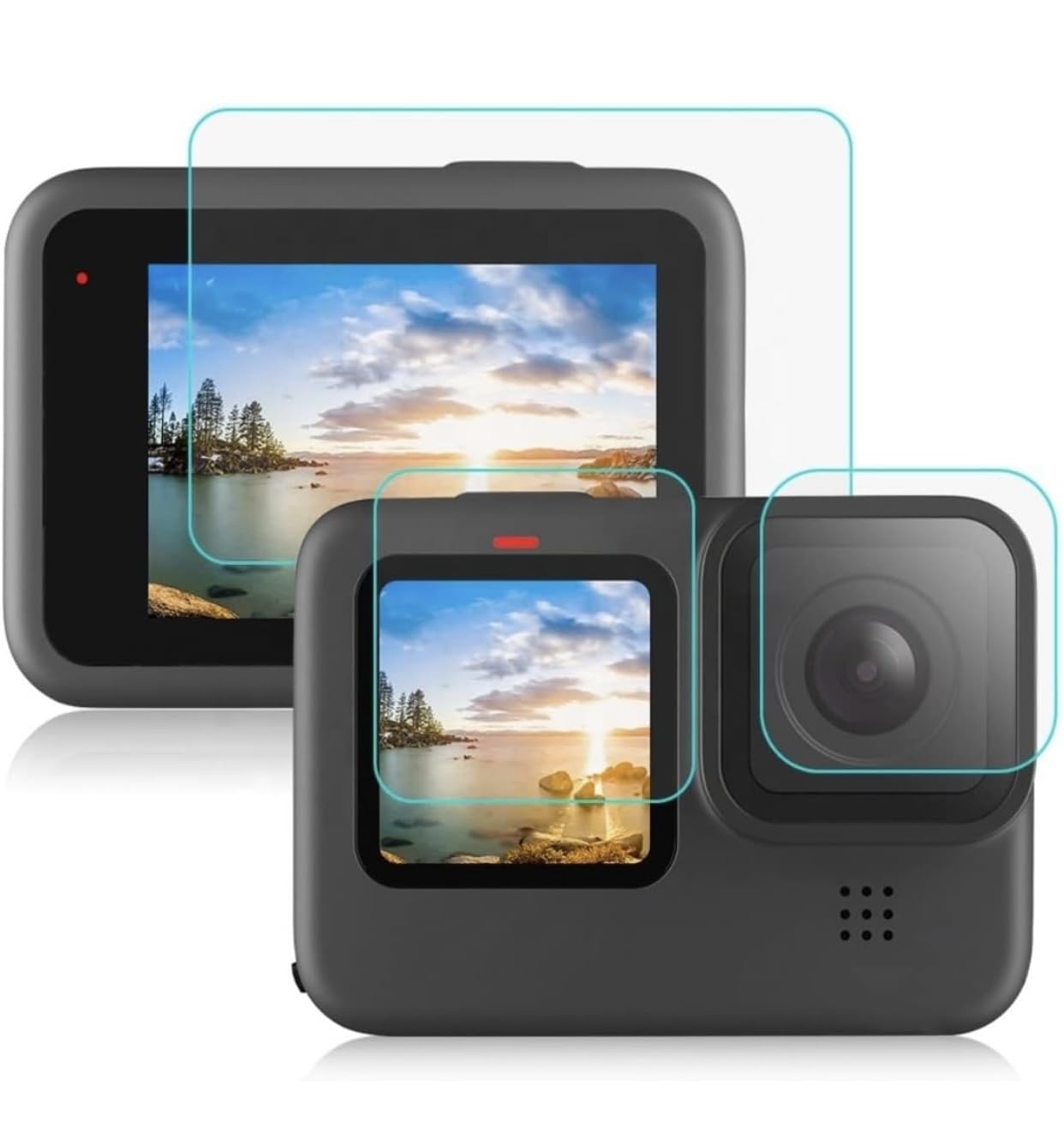 Screen Protector for GoPro Hero 9/10 / 11/12 Action Camera Edge to Edge Full Screen Coverage, Complete Set of 3pc (Transparent). NOT A GLASS (B0D9MNTCBQ) Amazon Price History, Amazon Price Tracker