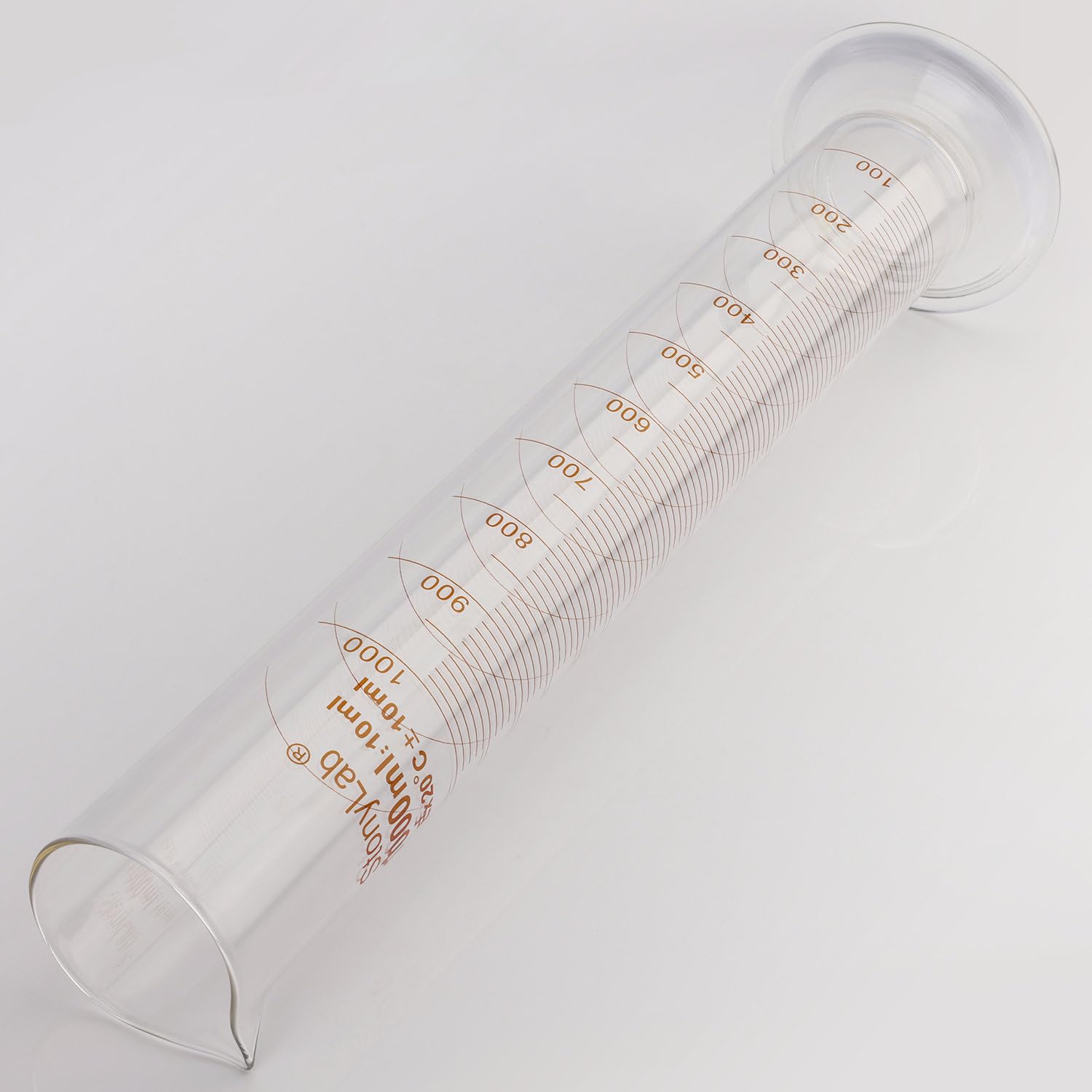 Amazon.com: stonylab 1-Pack Graduated Cylinder, Borosilicate Glass
