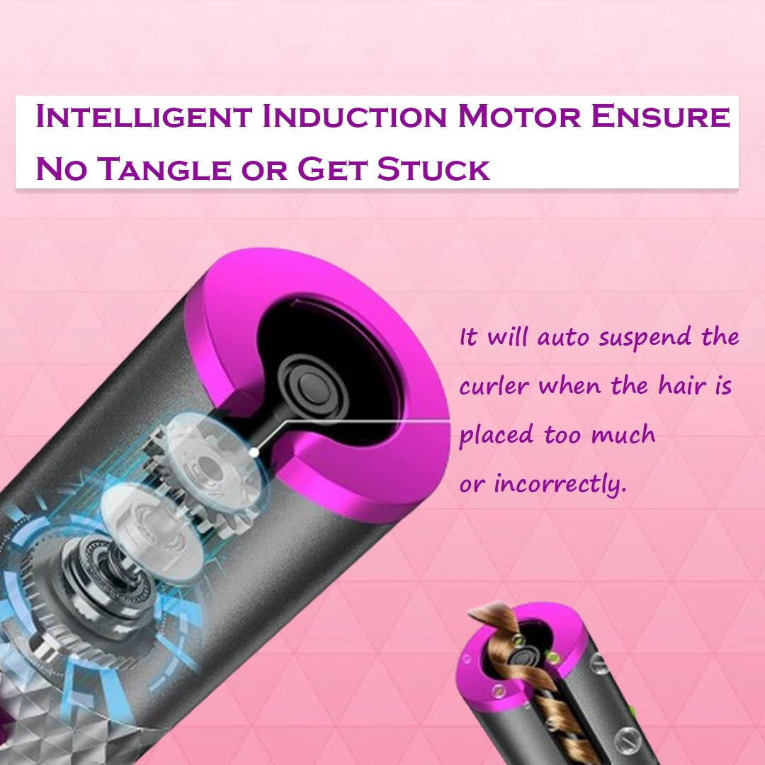 KTEIN Elegance Curl Pro: Professional Hair Styler Kit for Effortless Waves and Curls - Image 4 thumbnail