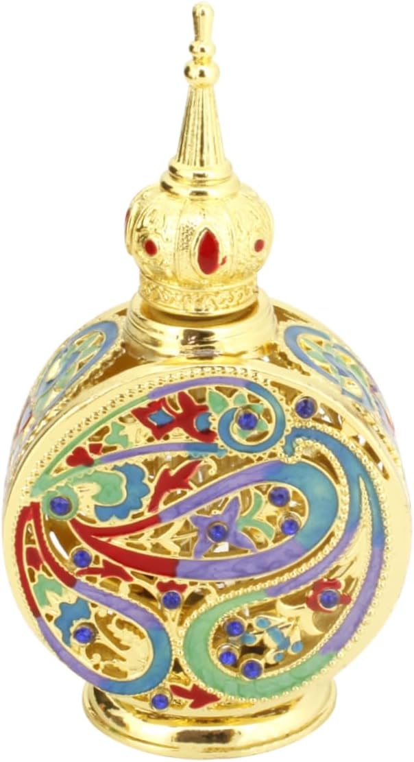 10ML Perfume Bottle Middle Eastern Arab Design Refillable Travel Perfume Atomizer Portable Fragrance Container for Men and Women