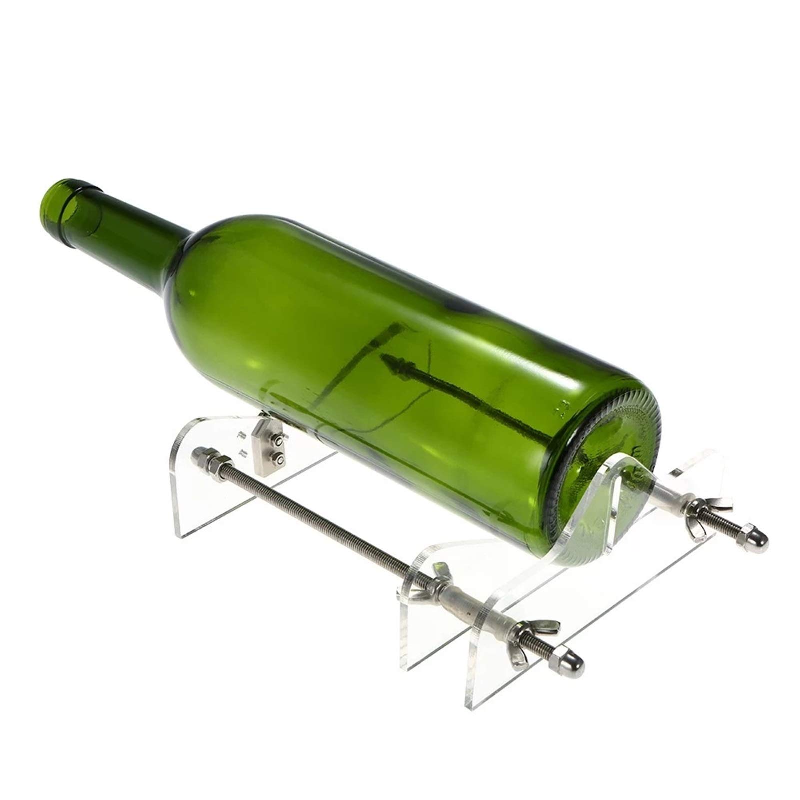 Tagliabottiglie Di Vetro Fai Da Te - Con Carta Vetrata Per Riciclare Bottiglie | Giallo - Foto 12