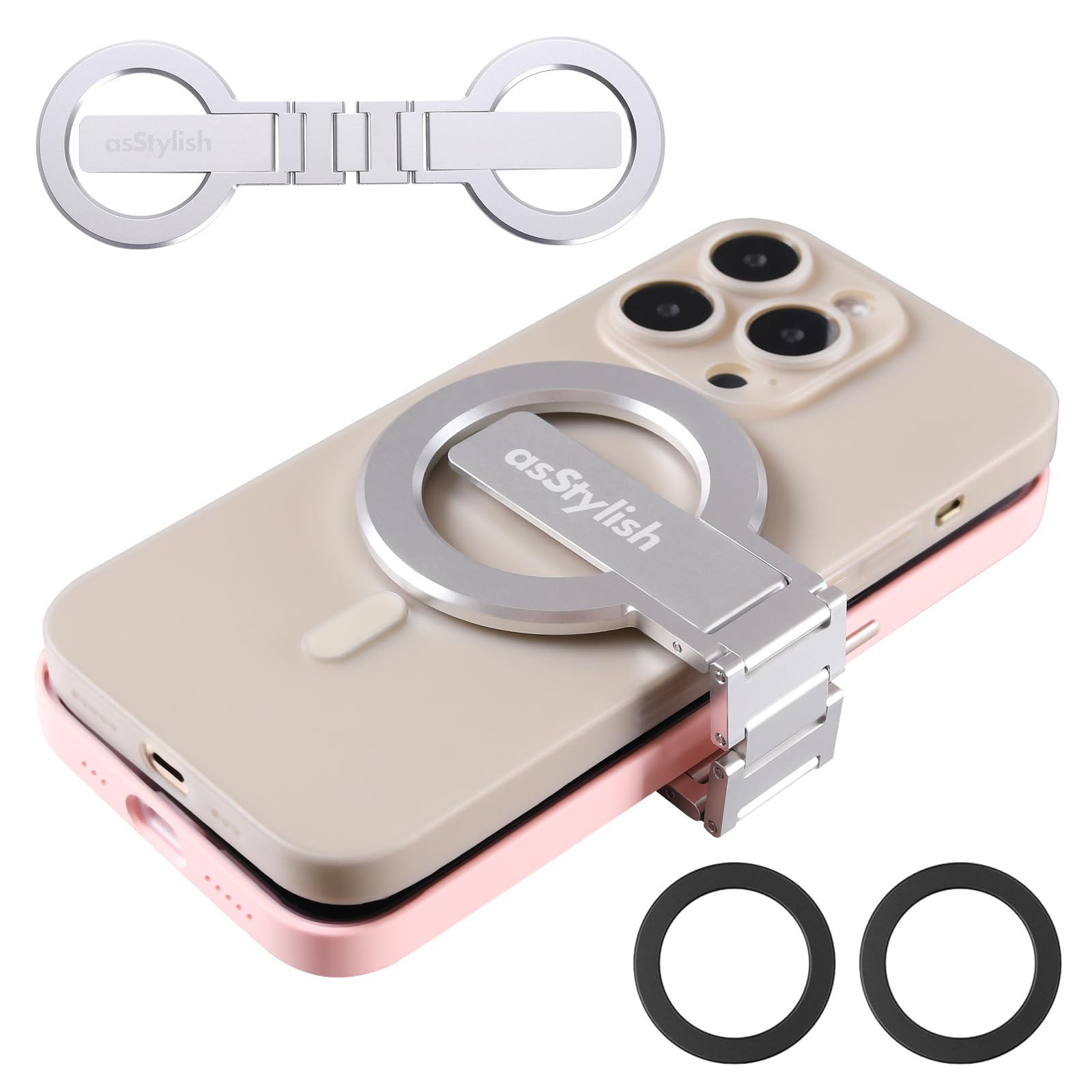 Amazon.co.jp: asStylish Twins Carry: iPhone と Android 用の磁気