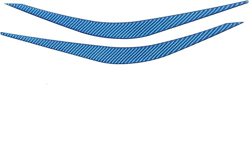 Miniatura 7 de Kit de decoración de cubierta de palas delanteras, calcomanías exteriores para parachoques delantero, calcomanías de fibra de carbono, accesorios