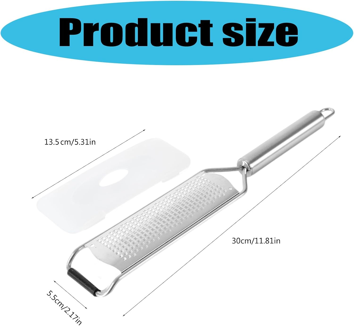Professional Lemon Zester with Stainless Steel Tube Handle