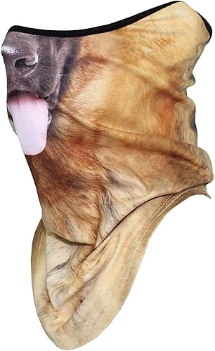 Miniatura 3 de AlleShaw 3D Animal Neck Gaiter Balaclava Anti-UV Windproof Face Mask Scarf for Motorcycle Cycling Hiking Ski