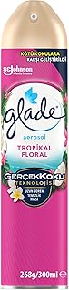 Glade Hava Tazeleyici Aerosol, Oda Kokusu, Tropikal Floral, 300ml