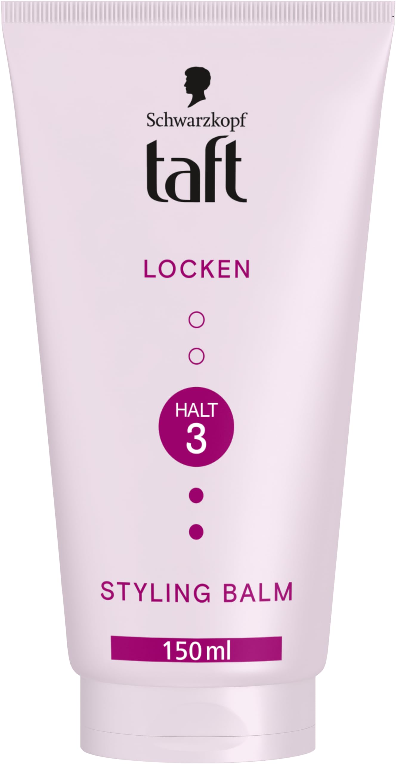 Schwarzkopf Taft Balm Locken Styling (150ml), Haarstyling-Balsam für lockiges Haar, schonend für Haar und Kopfhaut, veganes, Styling-Haar-Balsam