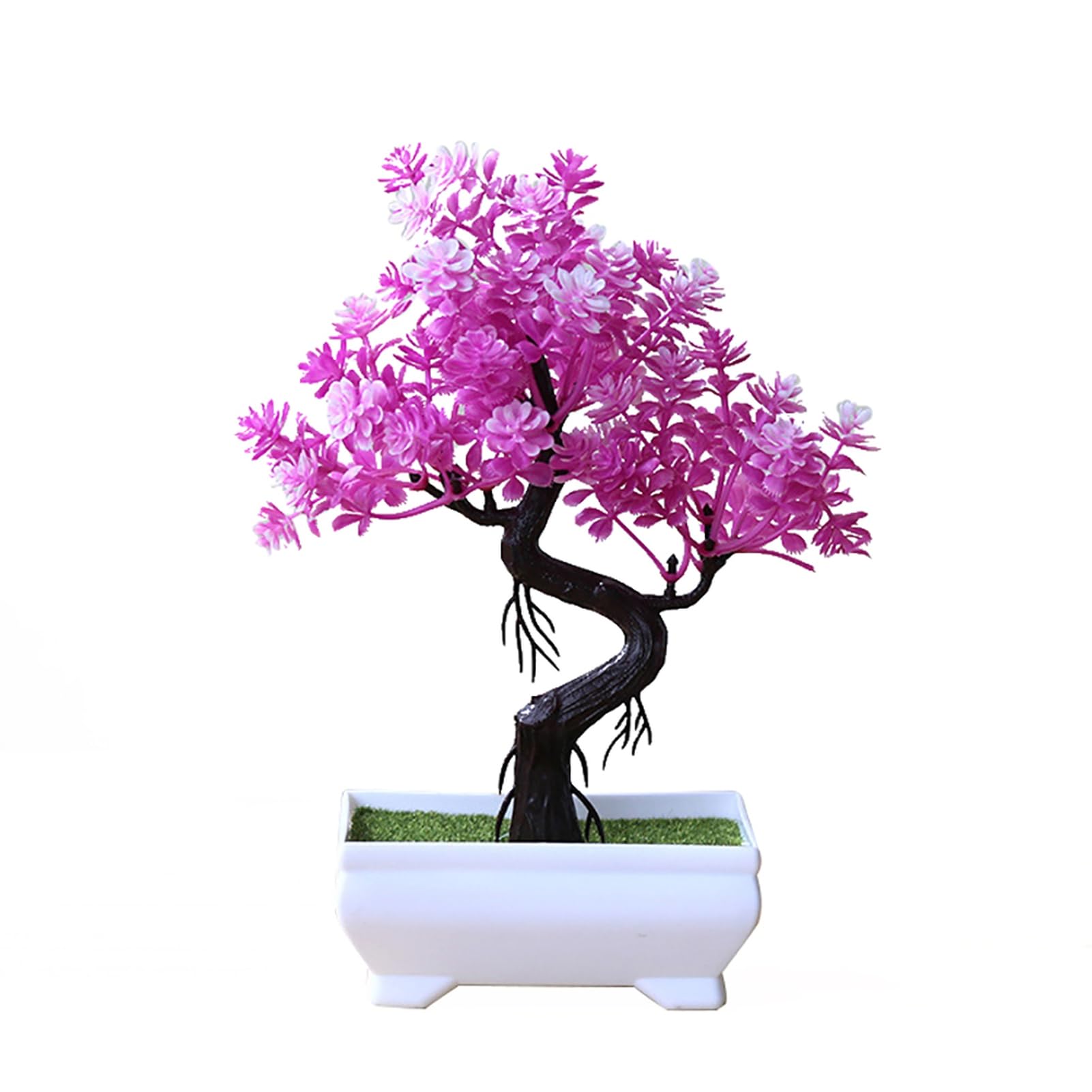 matumou Artificial Potted Tree Bonsai Simulation Plant Home Decor Table Centerpieces