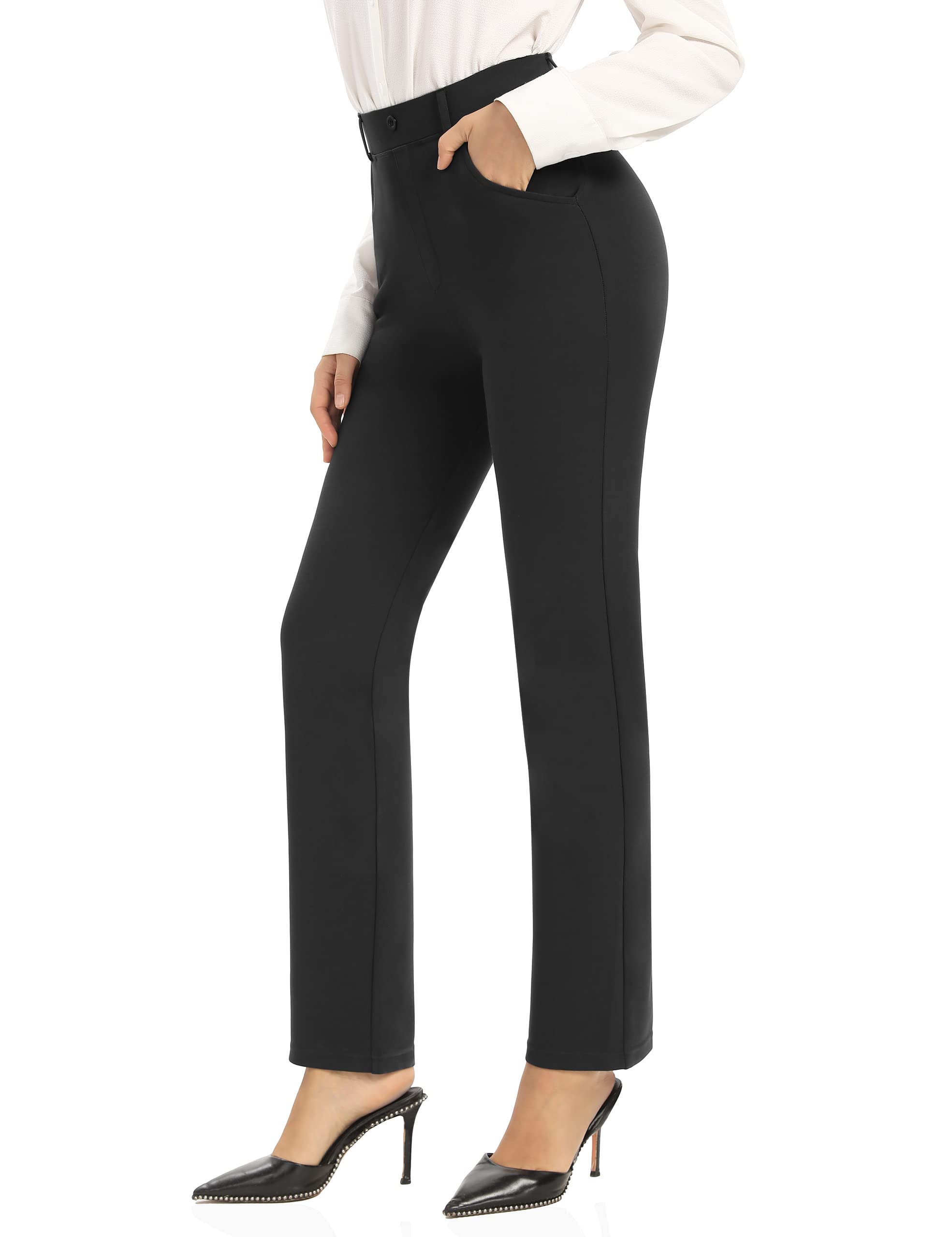 UUE Dress Pants for Women Business Casual Stretch Pull On Women's Work