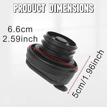 7020-010120 Locking Fuel Tank Cap Compatible with CFMOTO CForce 450, 520, 550, 625, 800, 850, 1000, EU4, EU5