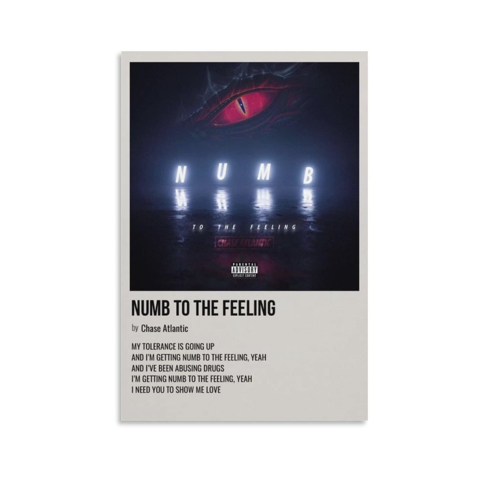 Toile Chase Atlantic Numb to The Feeling impression haute définition