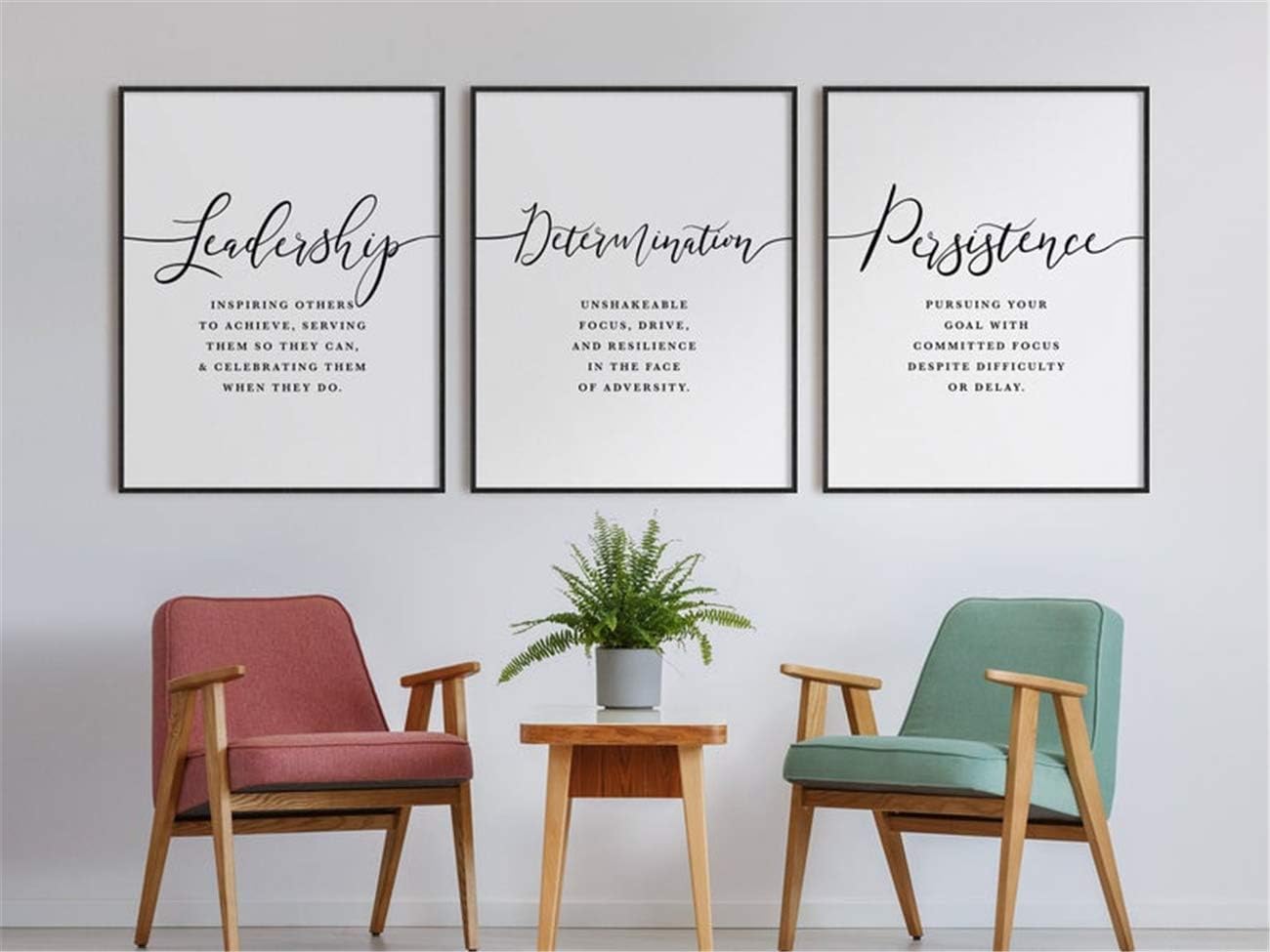 Wall Art Home Decor 3 Pieces Serenity Prayer Poster Prints Addiction Recovery Canvas Painting Framed Artwork for Living Room Bedroom Decoration With Inner Frame
