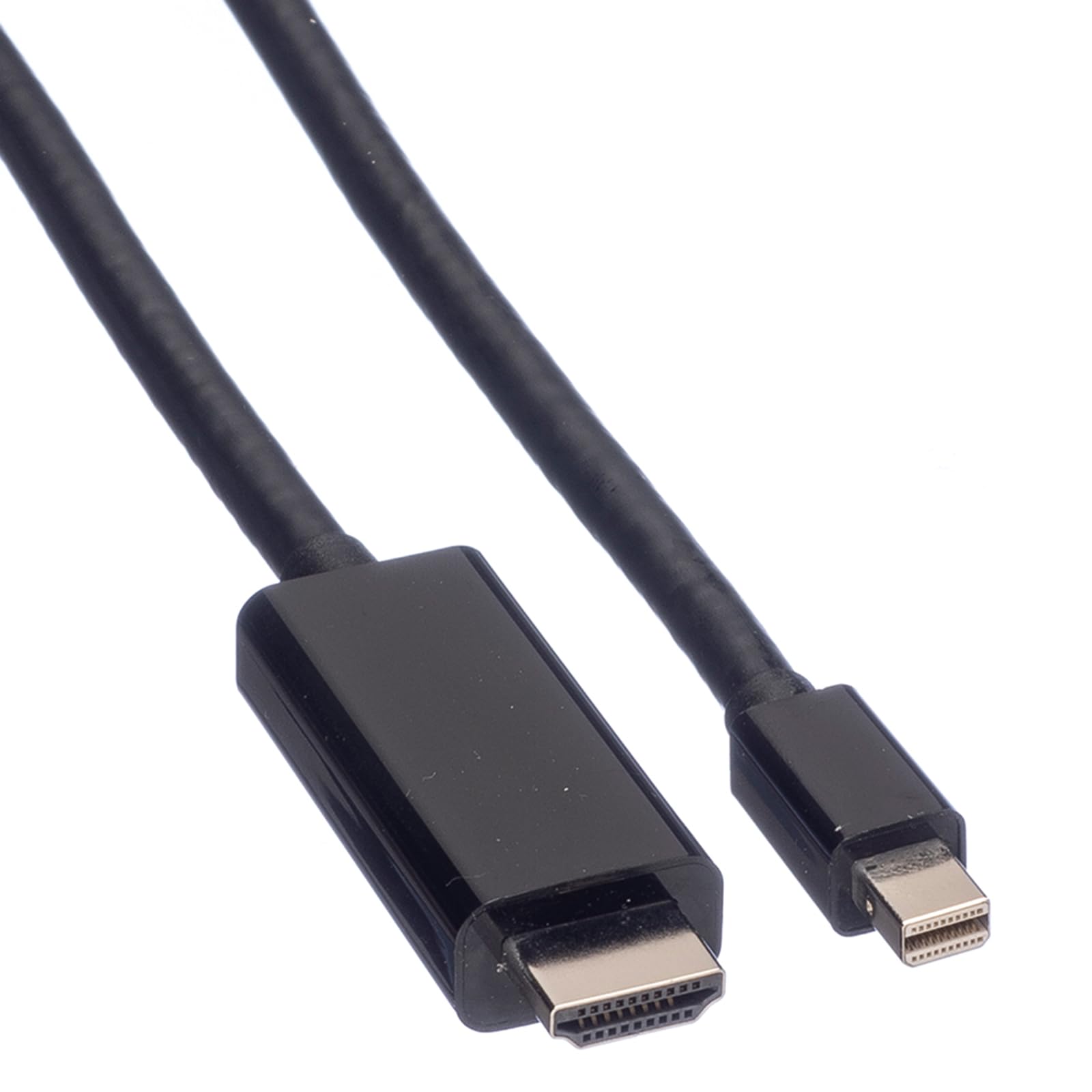 Value Câble Mini DisplayPort avec connecteur HDMI M/M | Transmission sur écran de la vidéo et de l'audio | manteau PVC noir | 2m