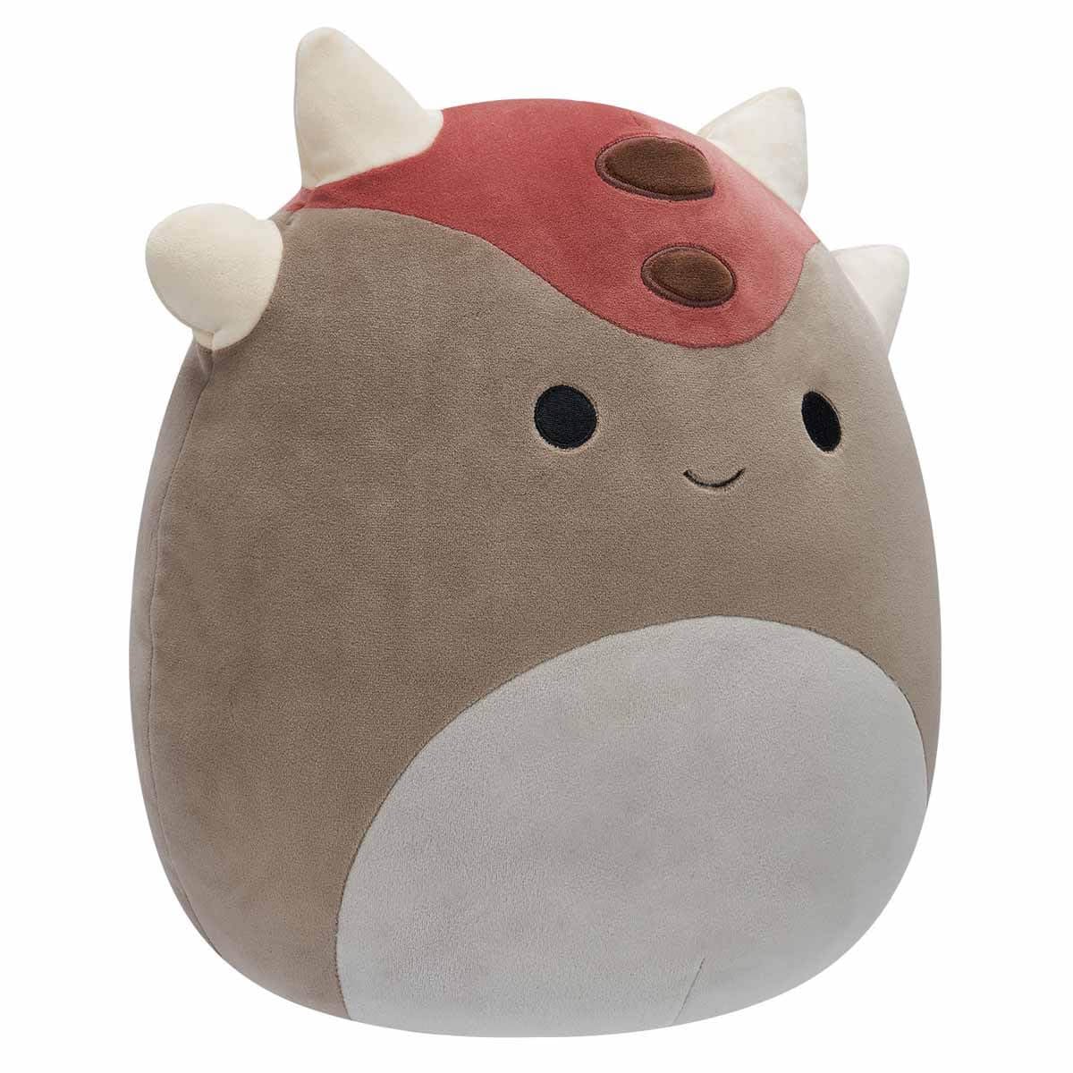 Squishmallows SQCR04091 Ainhoca the Tank Dino 19 cm Official Kelly Toys Plush Super Soft Cuddly Toy, Ainhoca the Panzerdino - Image 3