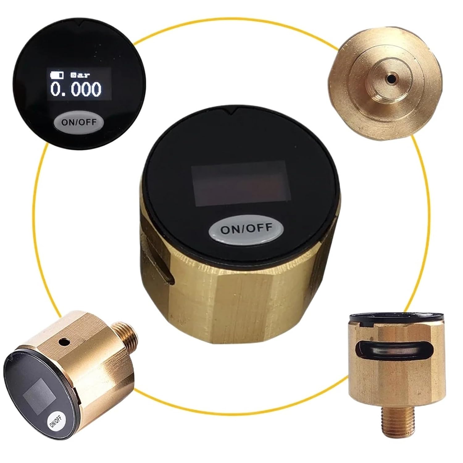 1/ 産業・研究開発用品 28mm High Pressure Digital Gauge EDgun