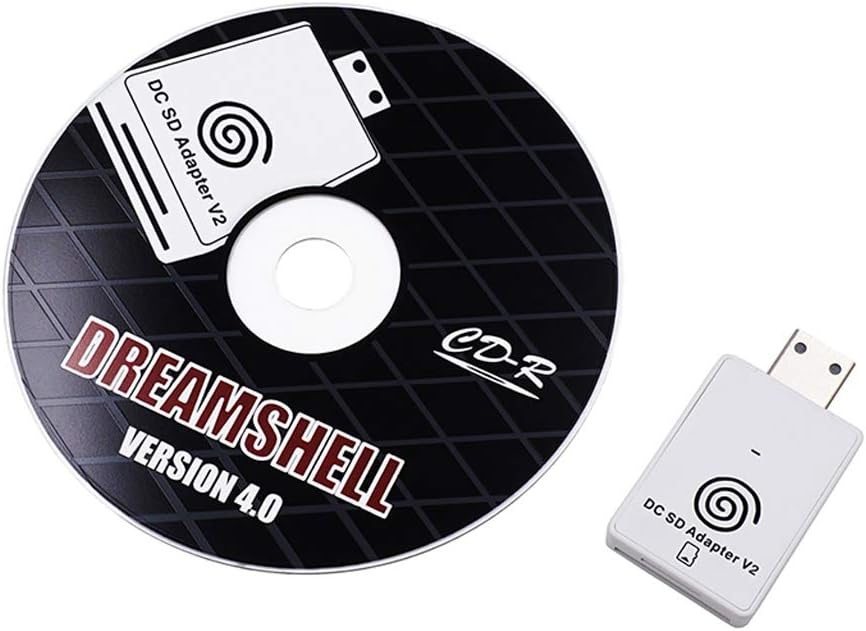 saru DC SD TF Card Adapter Reader V2 Compatible for SEGA Dreamcast and Disk with DreamShell Boot,one