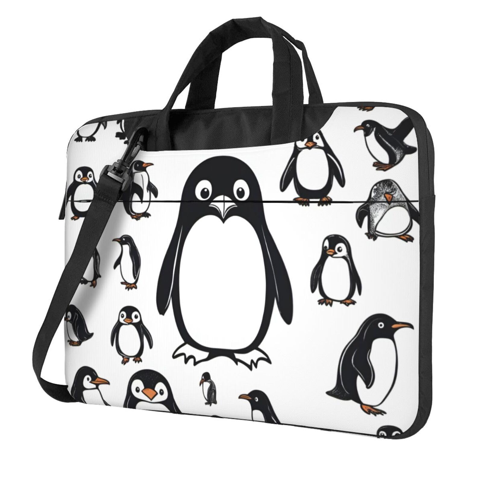 Bolsa para laptop unisex con correa y estampado original 8