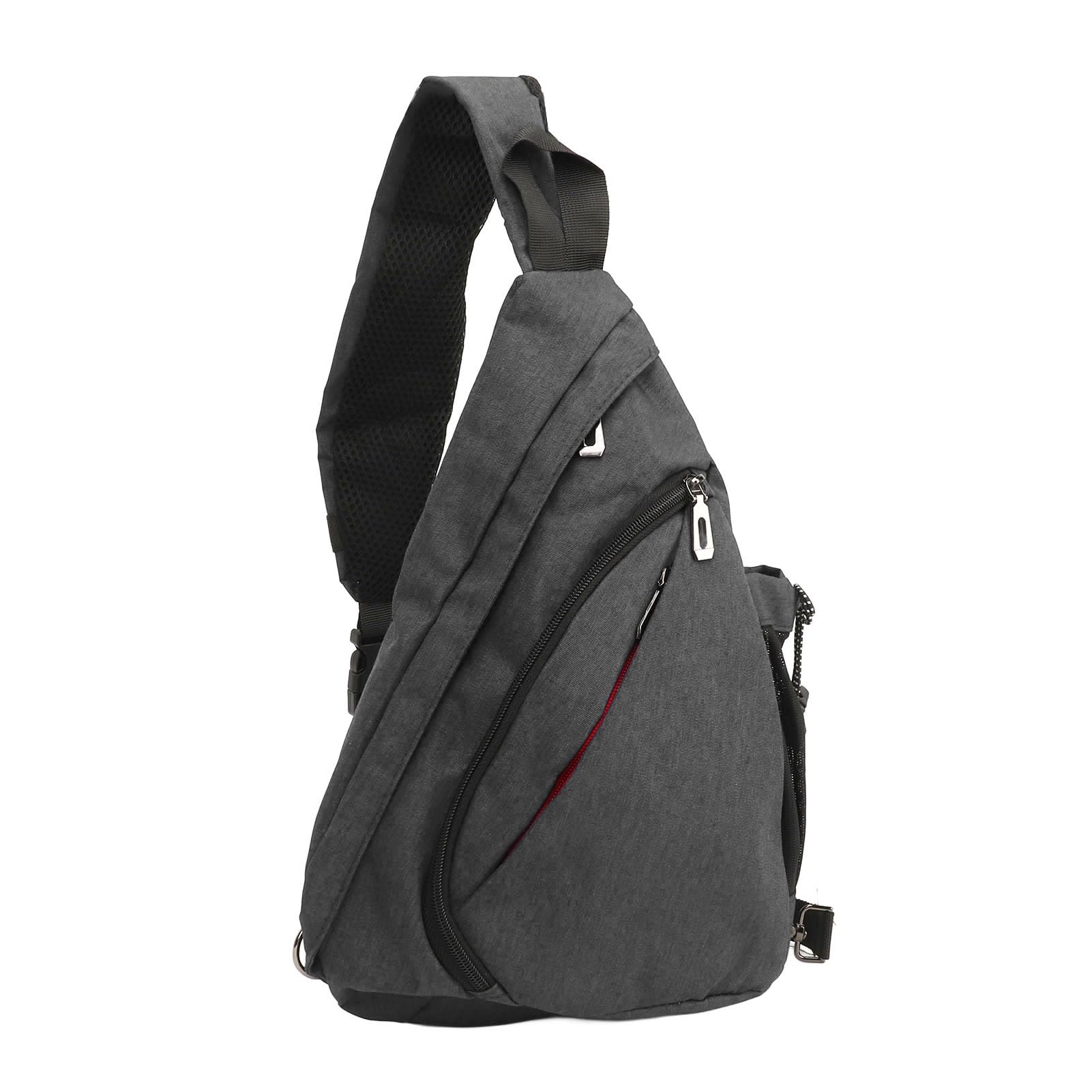 Fanny Pack,Waterproof Waist Pack Adjustable Shoulder Strap Sling Bag for Men Women Crossbody (Gray)