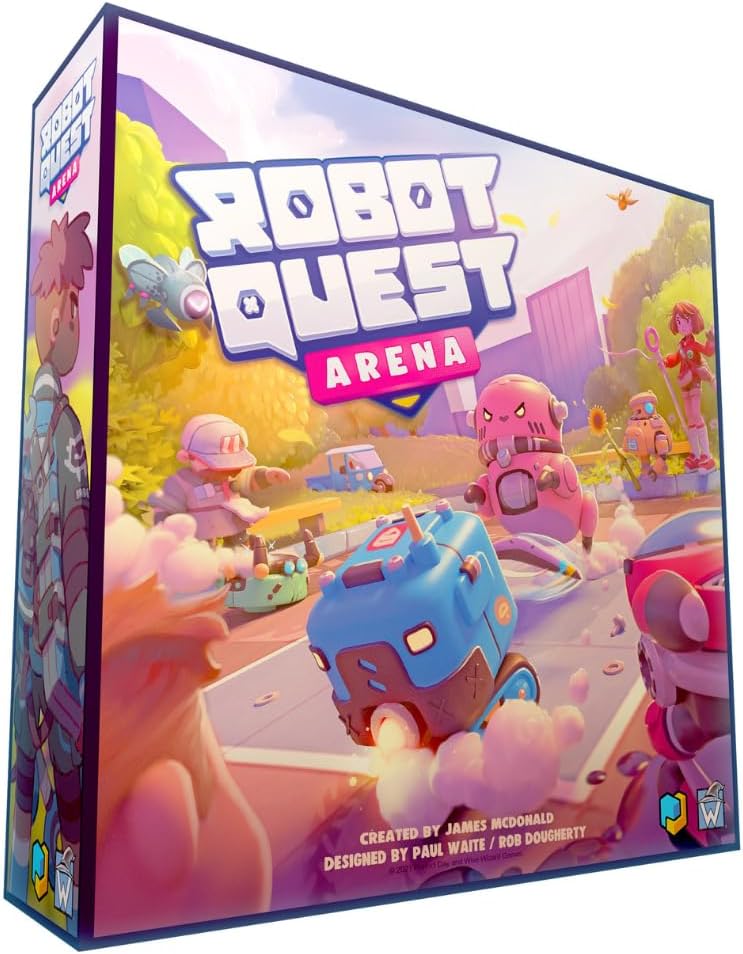 Wise Wizard Games: Robot Quest Arena Deckbuilding Board Game