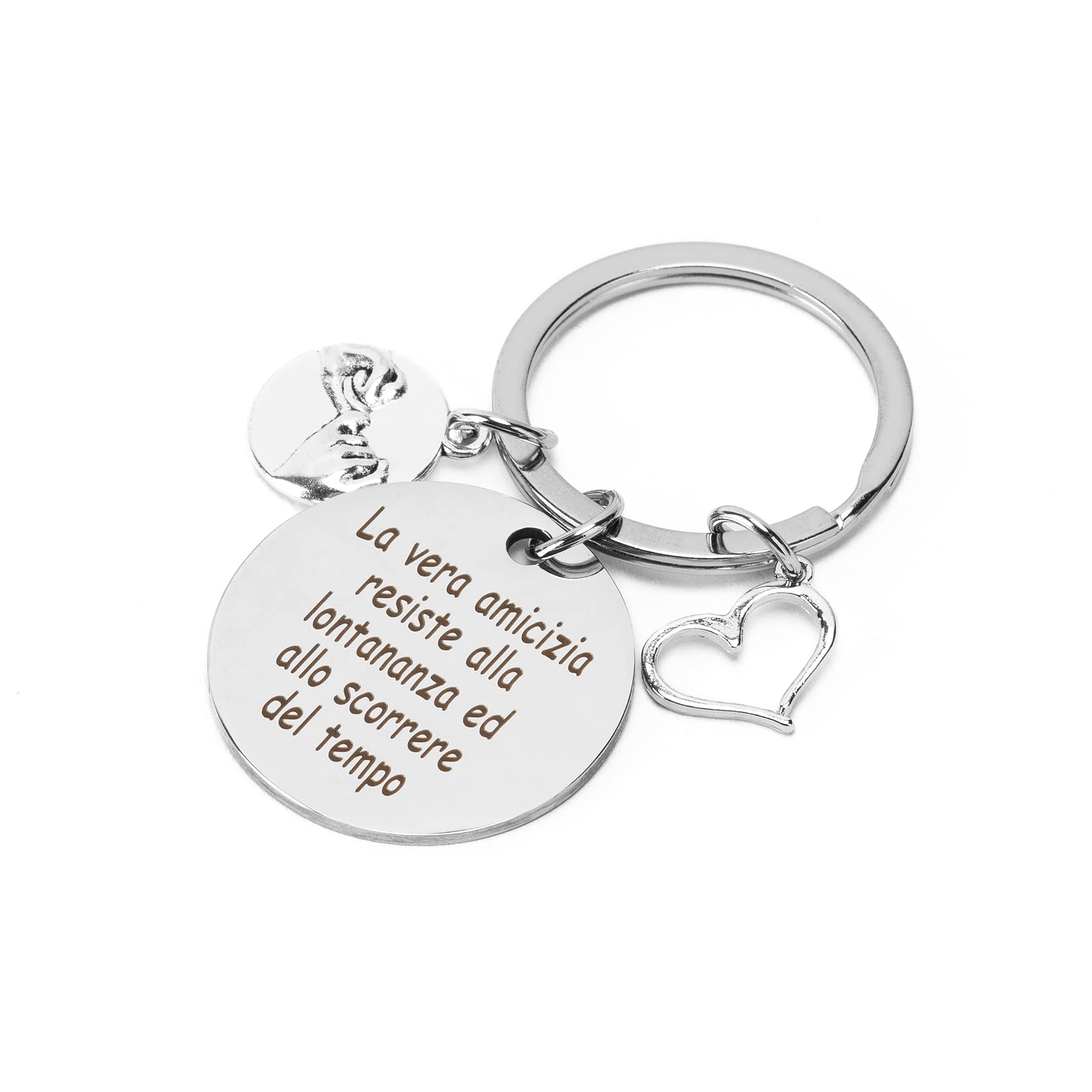 Regalo Amica Compleanno Idee Regalo Originali per Amica Regali Migliore Amica Portachiavi Amicizia Regalo Sorella Compleanno Regalo Amica Speciale - Gli Amici Sono La Famiglia Che Ci Siamo Scelti