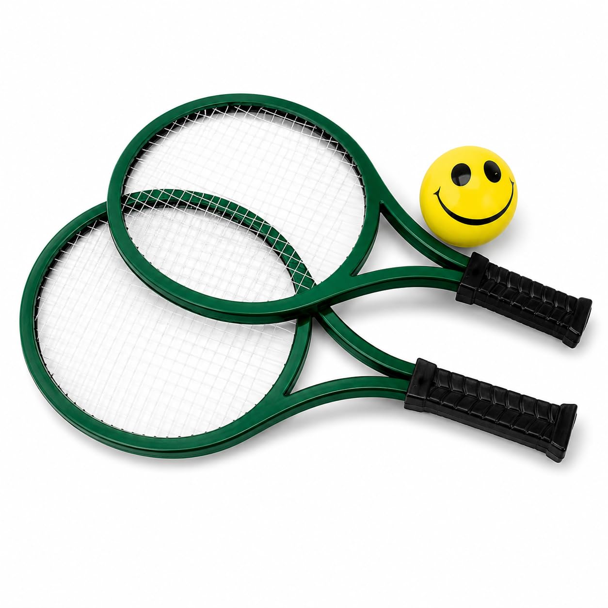 Kids Tennis Racket Set with Ball for Boys & Girls, Lightweight Plastic Tennis Racquet Toy with Carry Bag, Outdoor Indoor Sports Game Kit for Children Age 3+ (Junior)