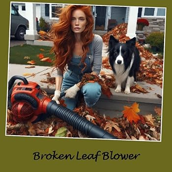 Hardcover Broken Leaf Blower Book