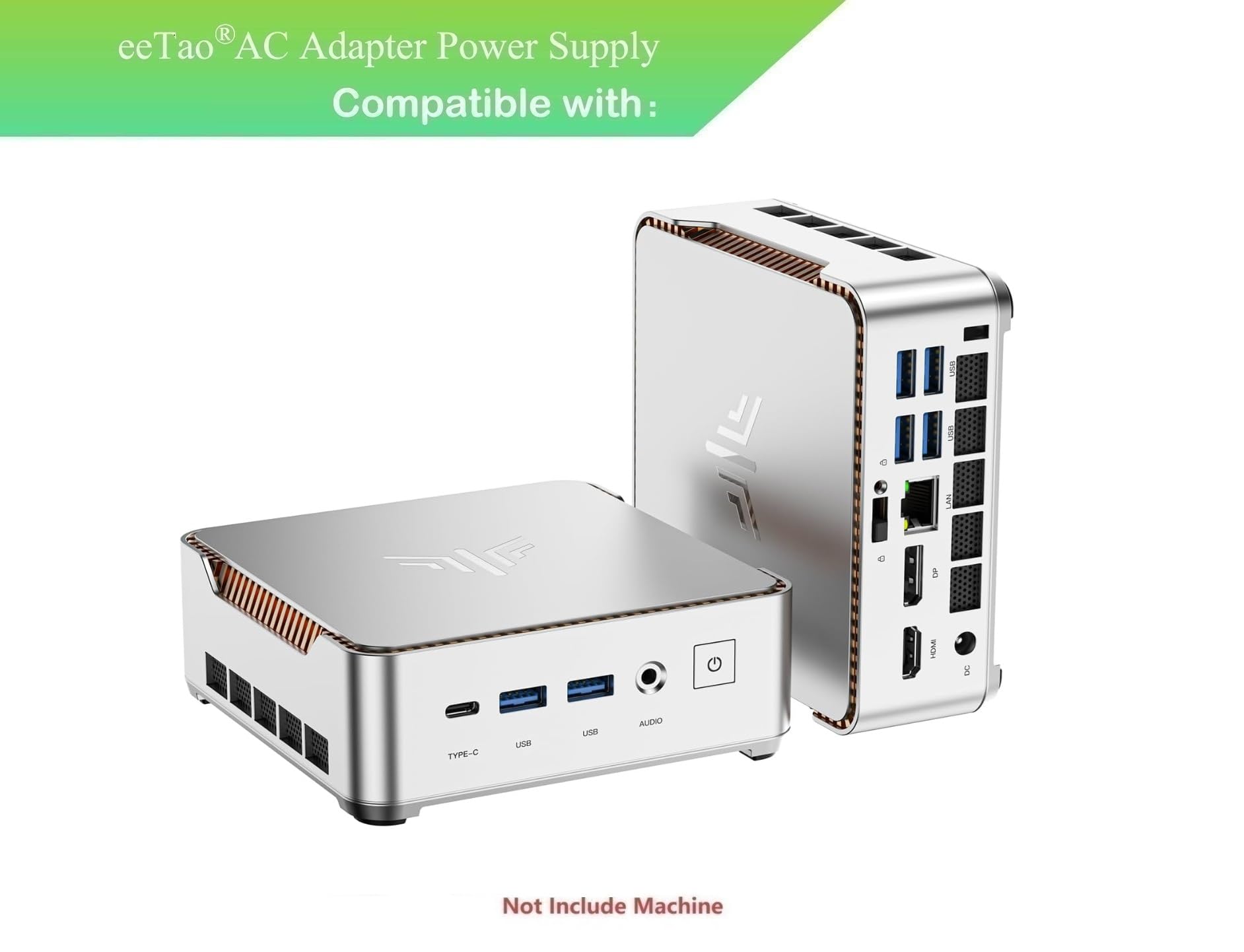 Amazon.com: eeTao 12V Adapter for KAMRUI Pinova P2 Mini PC AMD
