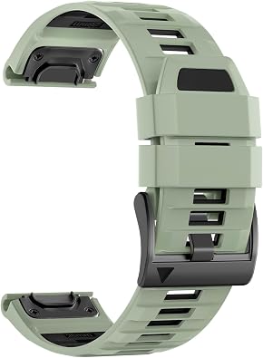 Watch Band for Garmin Fenix 8 51mm/Fenix 7X/Fenix 6X/Fenix 5X/Fenix 3/Quatix 8 51mm/Tactix 8 51mm, 26mm Silicone QuickFit Band