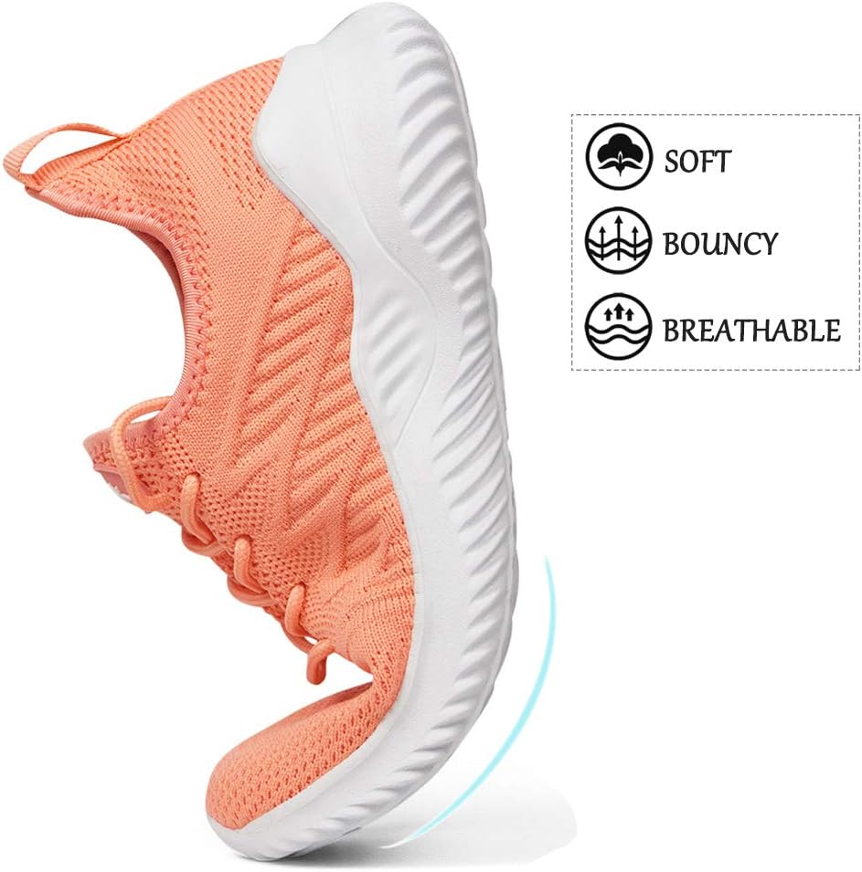 Akk レディース ウォーキングテニスシューズ スリップオン 低反発素材 軽量 カジュアルスニーカー ジム 旅行 仕事用