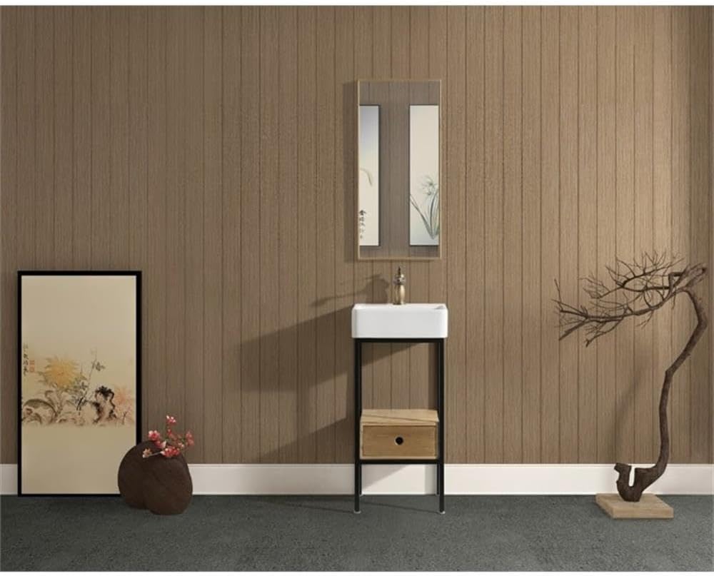 Design Element Cassidy 16" Single Sink Vanity in Rustick Wood with Integrated Countertop