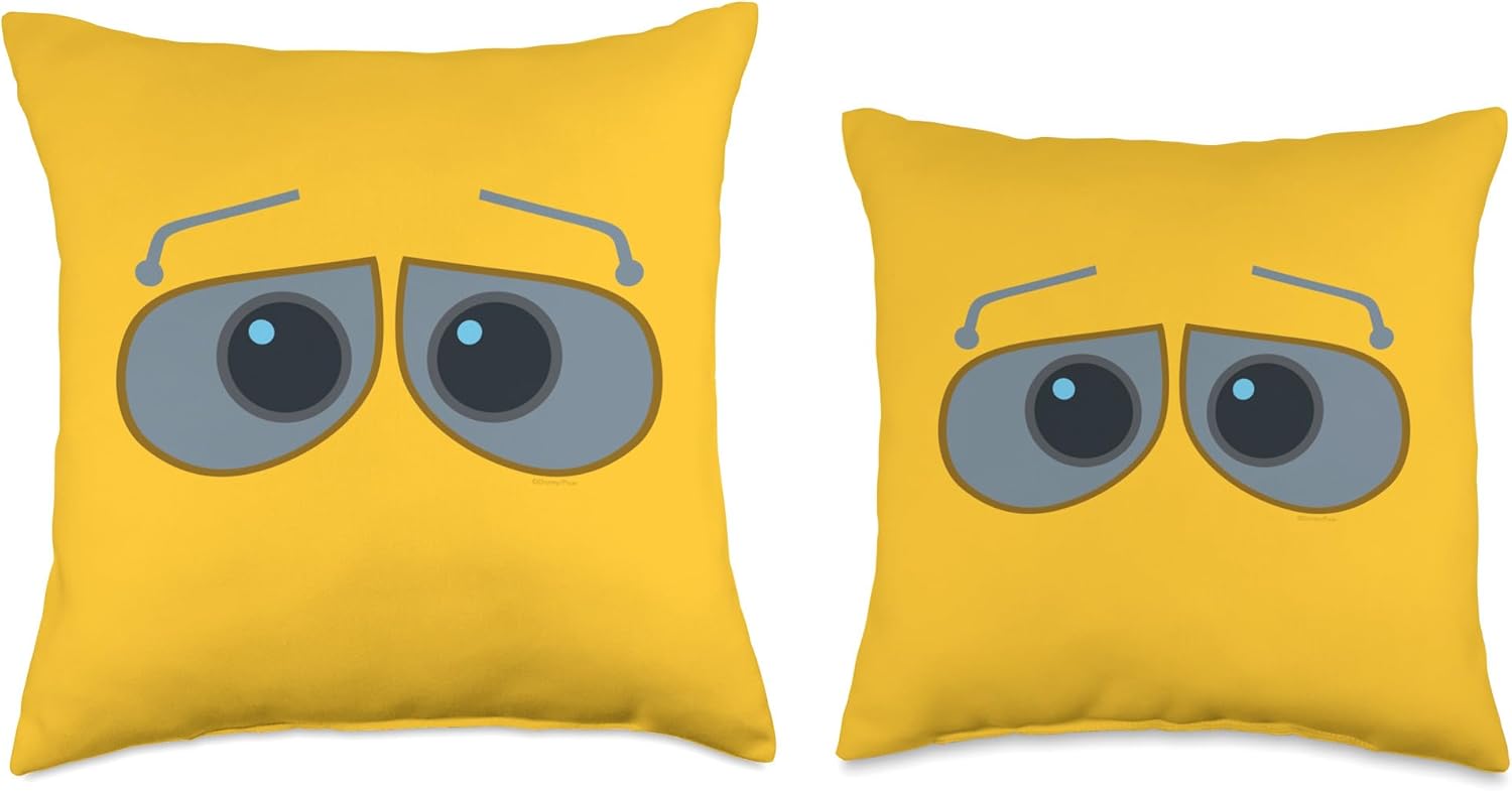 Disney and Pixar’s Wall-E Eyes Yellow Throw Pillow