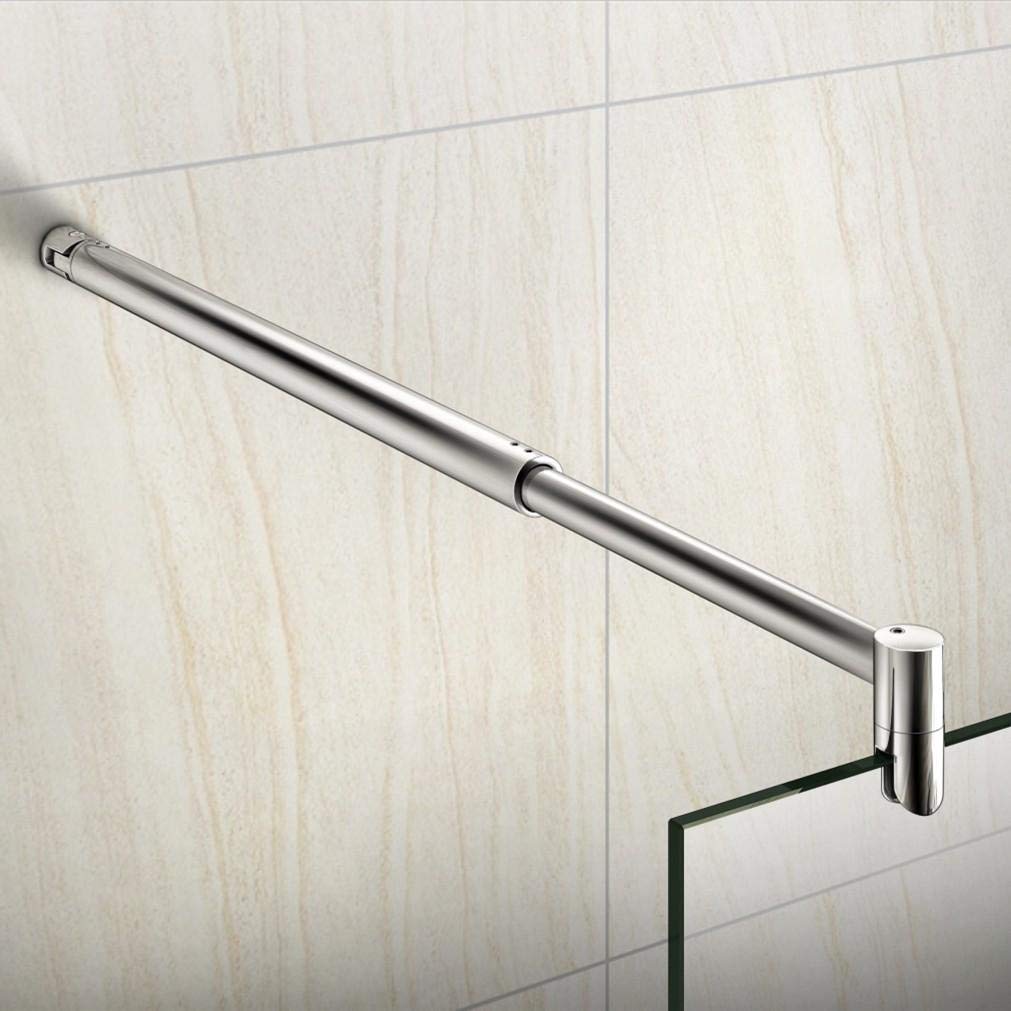 Mamparas de Ducha Panel Fijo Cristal esmerilado Antical 8mm - Barra 70-120cm - 120x200cm