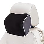 Careforce Neck Rest Pillows | Pillow for Head Rest Memory Foam Neck | Office Chair Posture | Pillows and Cushions for Head & Neck in Travel for All -Black