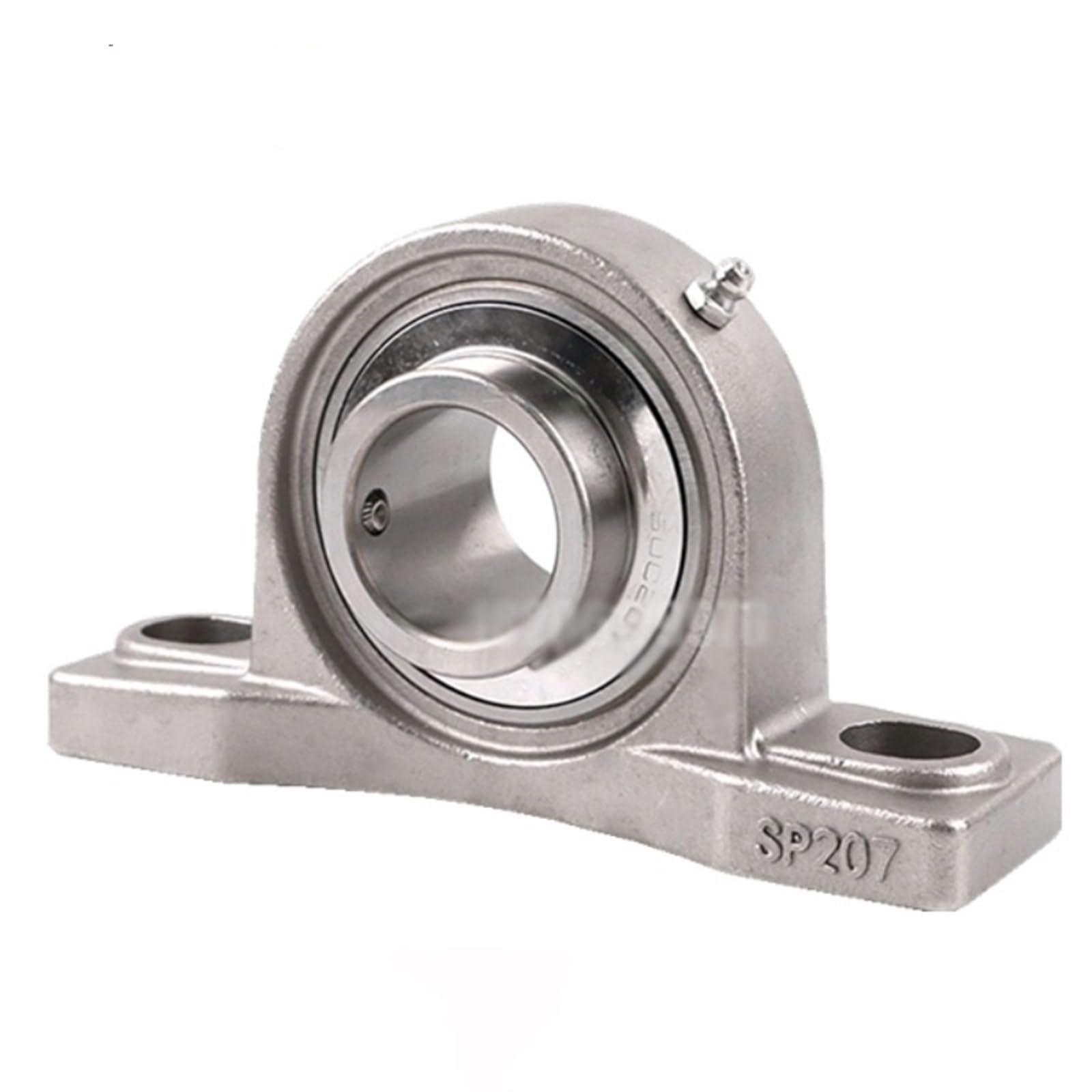 JJHQOKYNA 1PCS Stainless Steel Outer Spherical Bearing Belt Base SUCP207