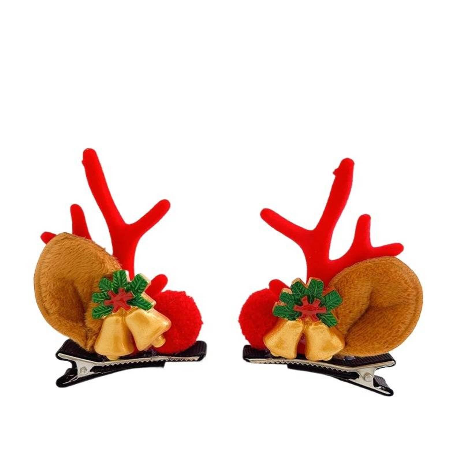 Christmas Cute Elk Hair Clip Headdress For Women