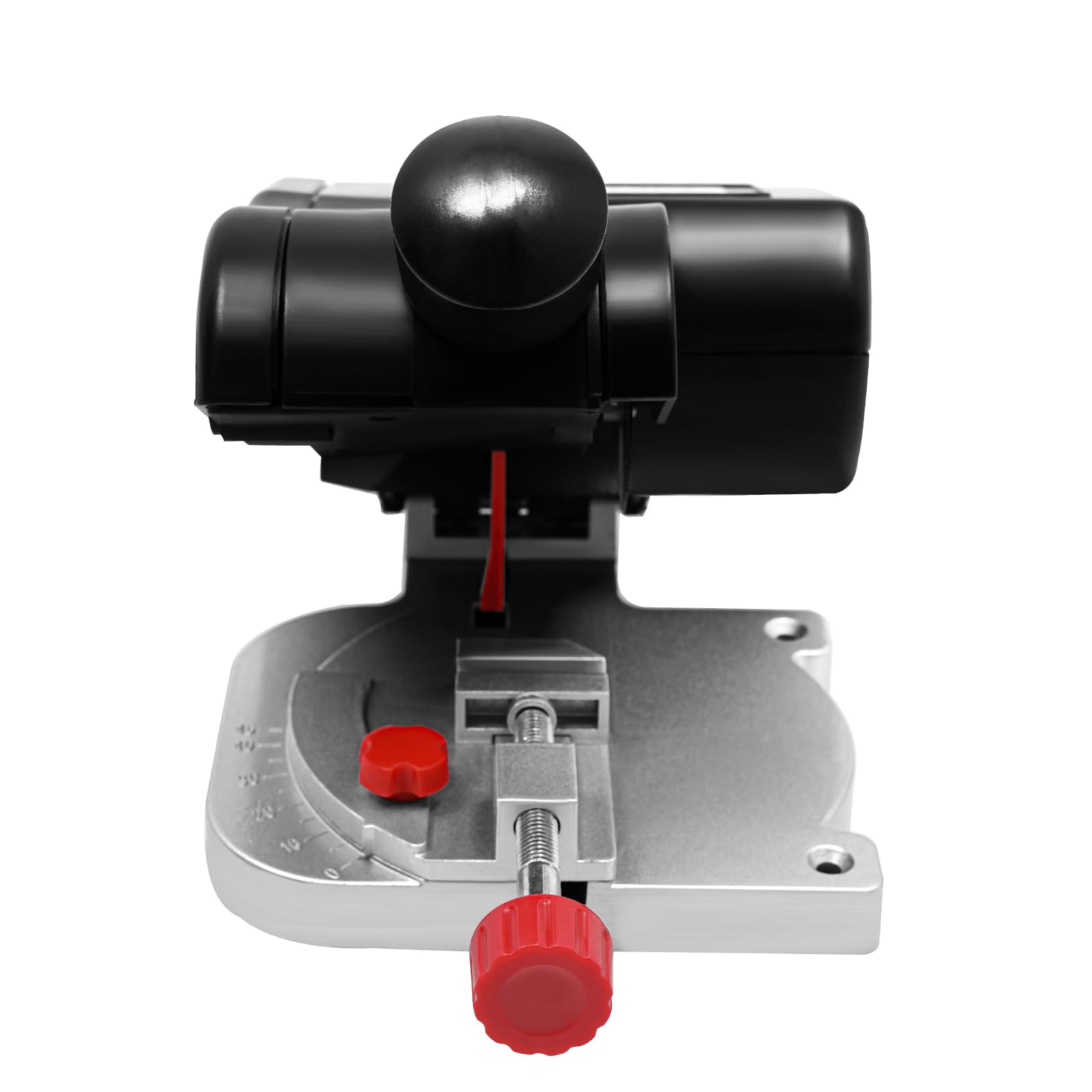 Sega troncatrice in lega di alluminio e ferro grezzo, 90 W, 6000 giri/min, con angolo di taglio 0-45°, per legno, metallo, officina