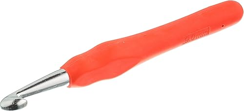 Miniatura 2 de The Quilted Bear Ganchos de ganchillo - Ganchos de ganchillo con mango de goma de silicona de agarre suave para tejer y ganchillo (0.354 in)