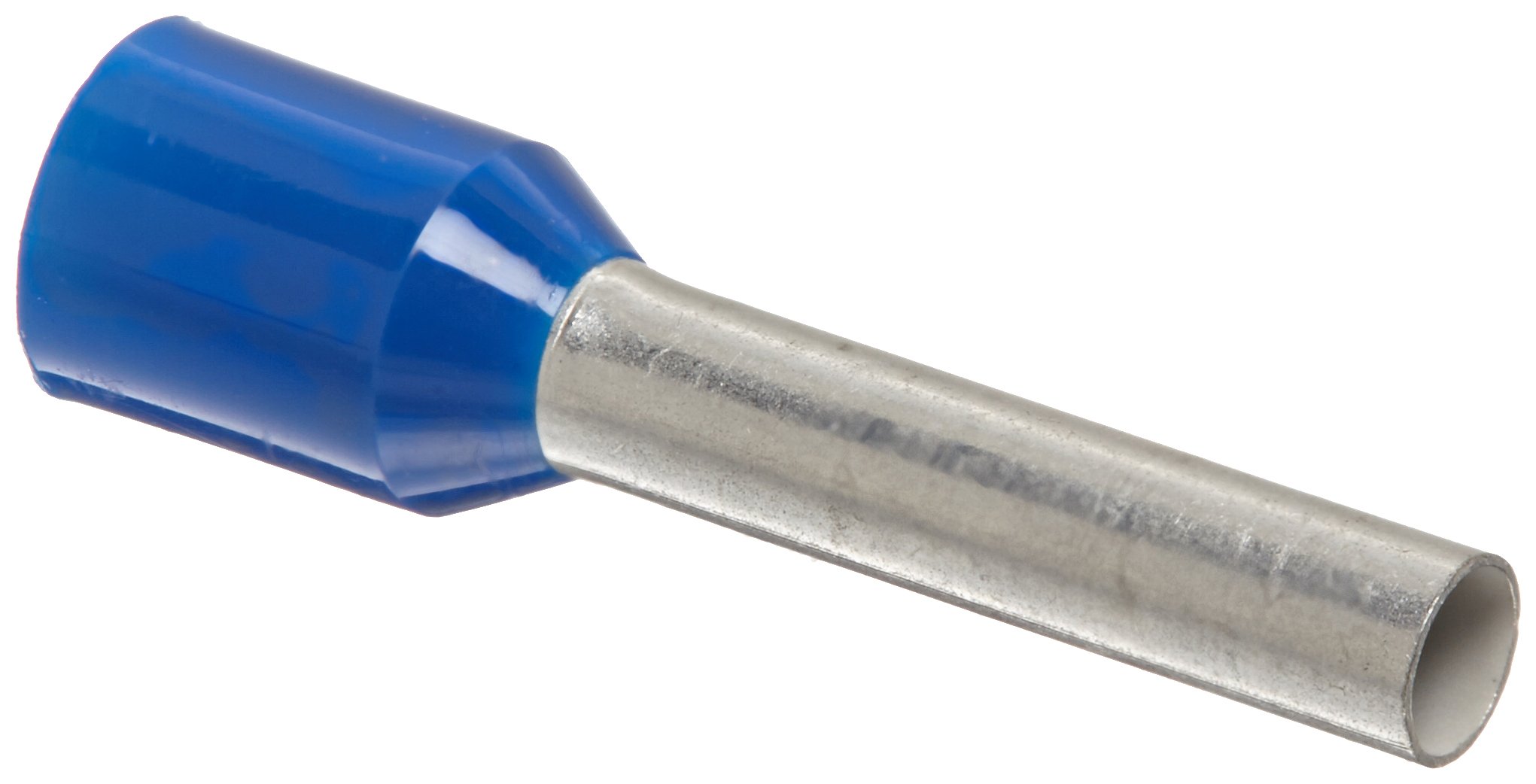 Panduit FSD80-8-D Polypropylene Insulated Ferrules, 14 AWG, .31-Inch Pin Length, Single Wire Blue Din End Sleeve (500-Pack)