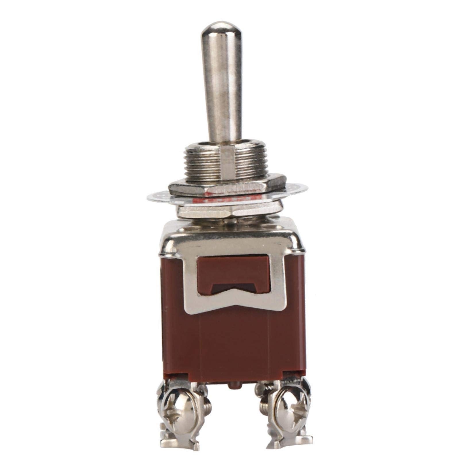 Interruptores de palanca Paquete de 5 interruptores de palanca basculantes for automóvil SPST de encendido y apagado de 6 pines, orificio de montaje de 15 A, 250 V y 12 mm interruptor electronico
