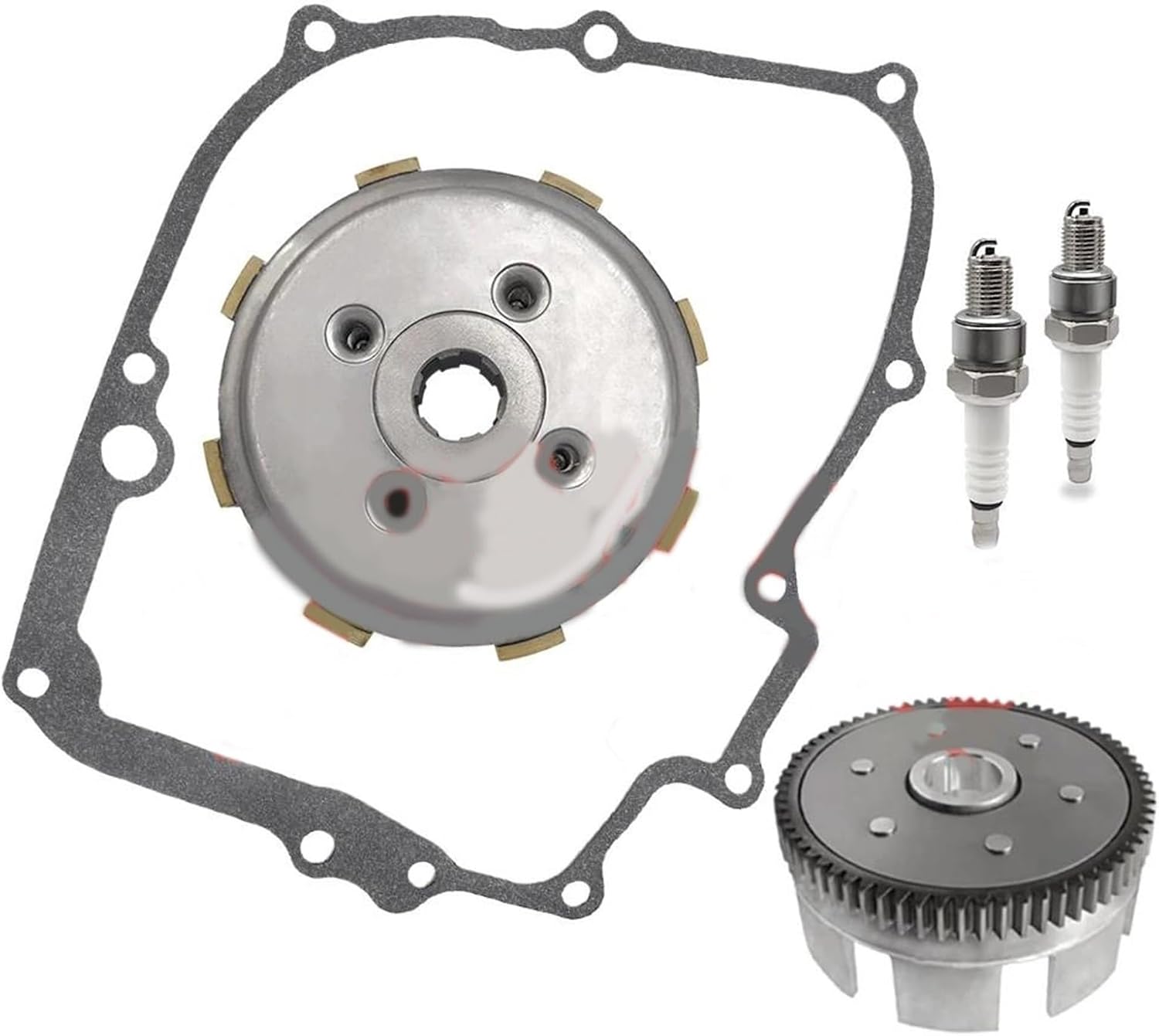 GFGRGE(グフグゲ) クラッチ プレート バスケット キット &amp; カバー ガスケット、ナイトホーク 250 CB250 