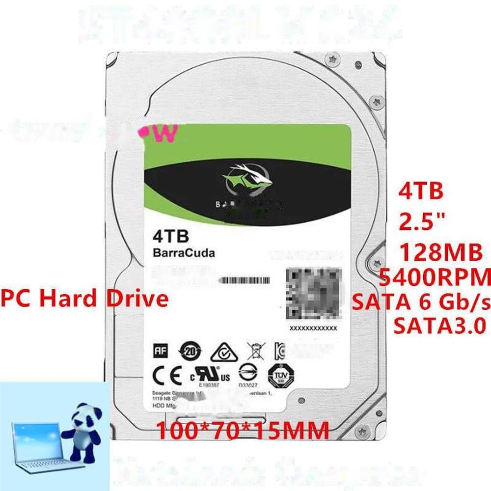 HDD do BarraCuda 4TB 2,5 cala SATA 128 MB 5400 obr./min do wewnętrznego dysku twardego do notebooka HDD dla ST4000LM024