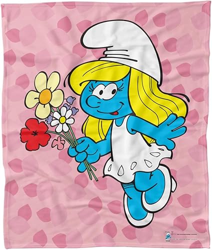 Miniatura 7 de LOGOVISION Manta de forro polar de pitufos de 60 x 80 pulgadas