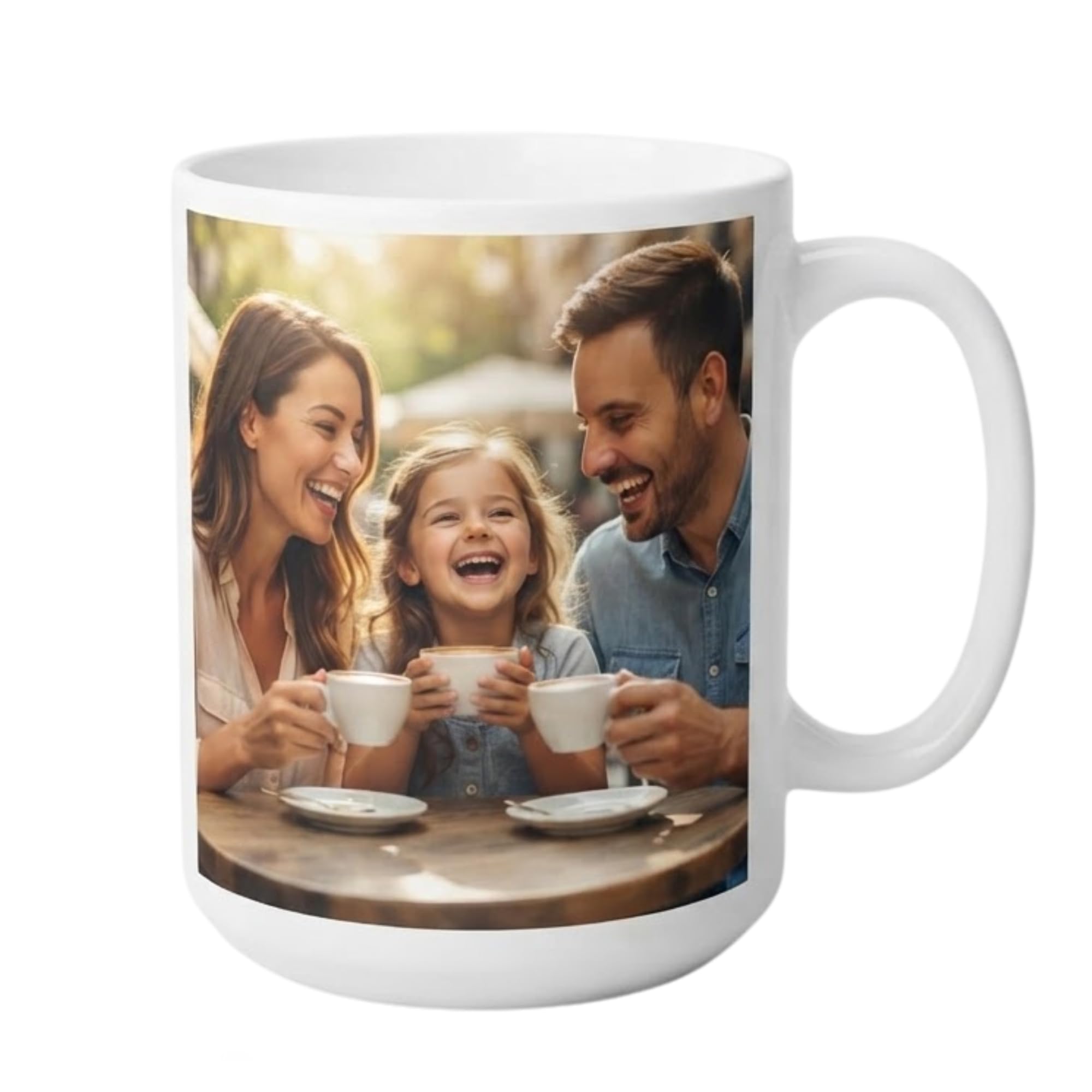 Personalized Photo Coffee Mug 350 ml White Ceramic Gift Cup | Custom Photo Print, 350 ml Ceramic Mug, Microwave Safe, Dishwasher Safe, Birthday & Gift-image-5