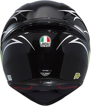 【希少】AVG フルフェイス ヘルメット K1 BIRDY BLACK イタリア 希少】AVG フルフェイス ヘルメット K1 BIRDY BLACK イタリア
