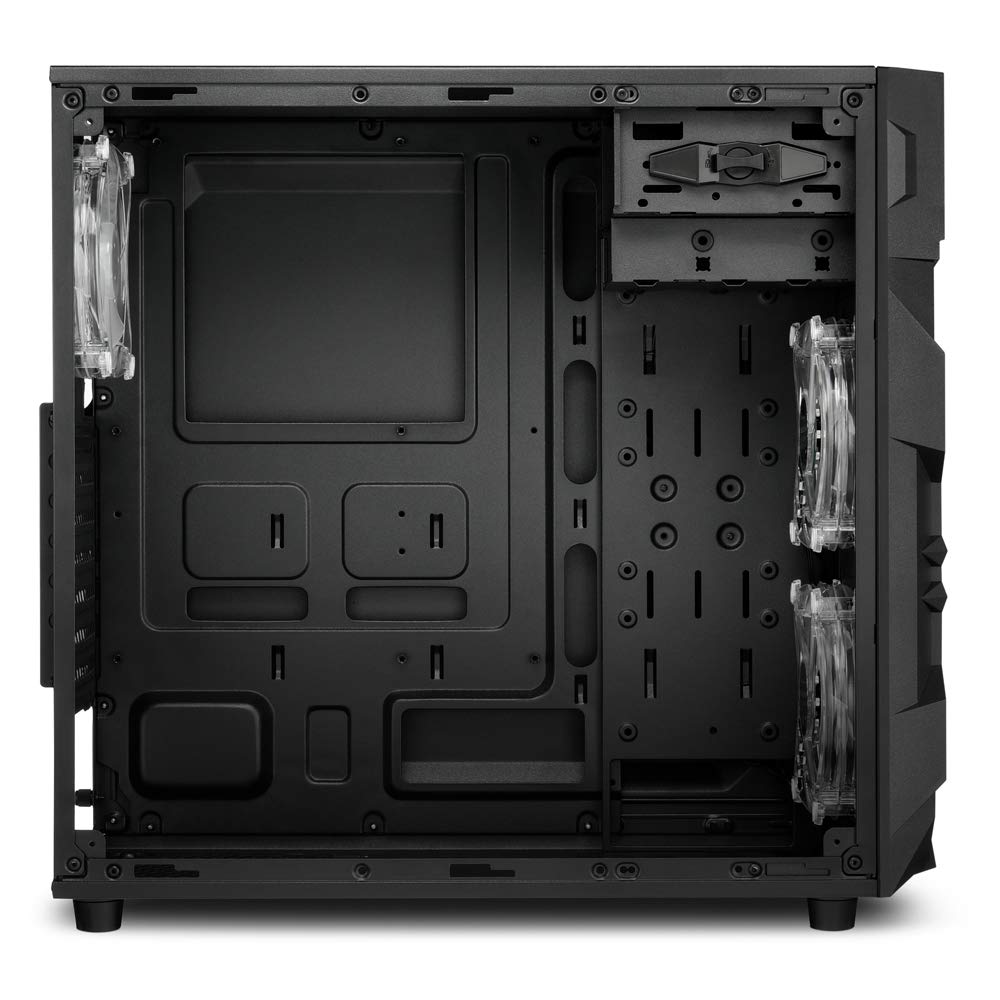 Sharkoon VG7-W RGB 4044951026869 Obudowa PC, Czarna