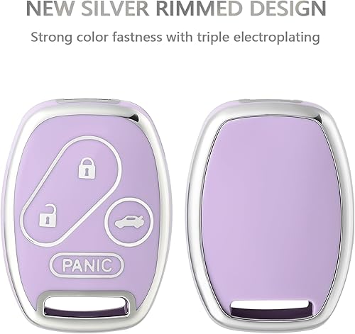 Miniatura 4 de OFFCURVE - Funda protectora para llavero de Honda, estuche completo para llave de coche para Honda Accord, Accord Crosstour, CR-V, Civic, Element,