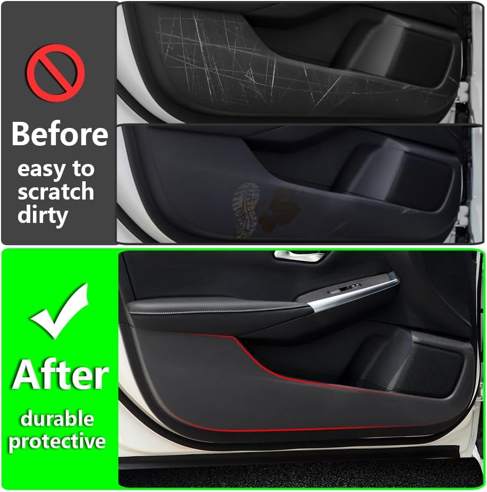 Car Door Anti Kick Pad for Nissan Sentra Accessories Protector 2020 2021 2022 2023 2024 2025 2026 Mat Dirty Collision Stickers Inner Decorative